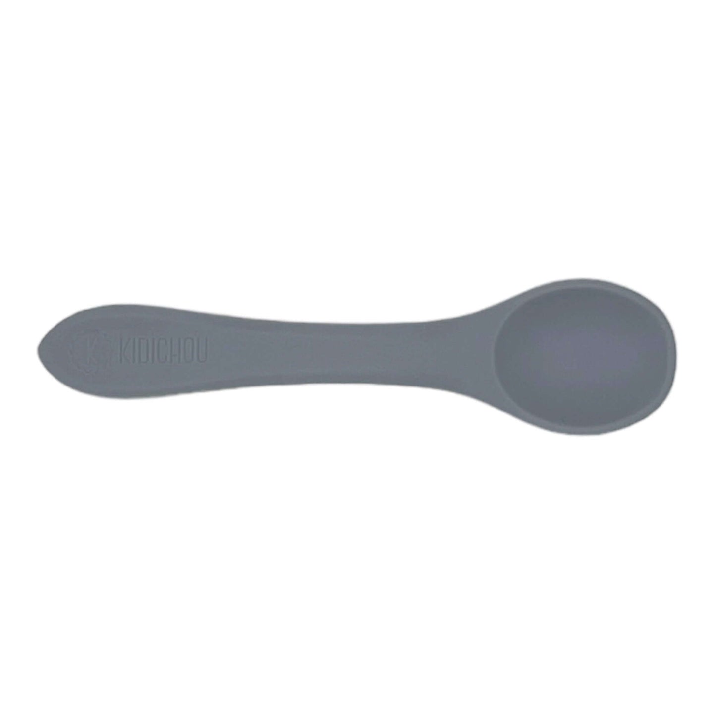 cuillere en silicone bleu