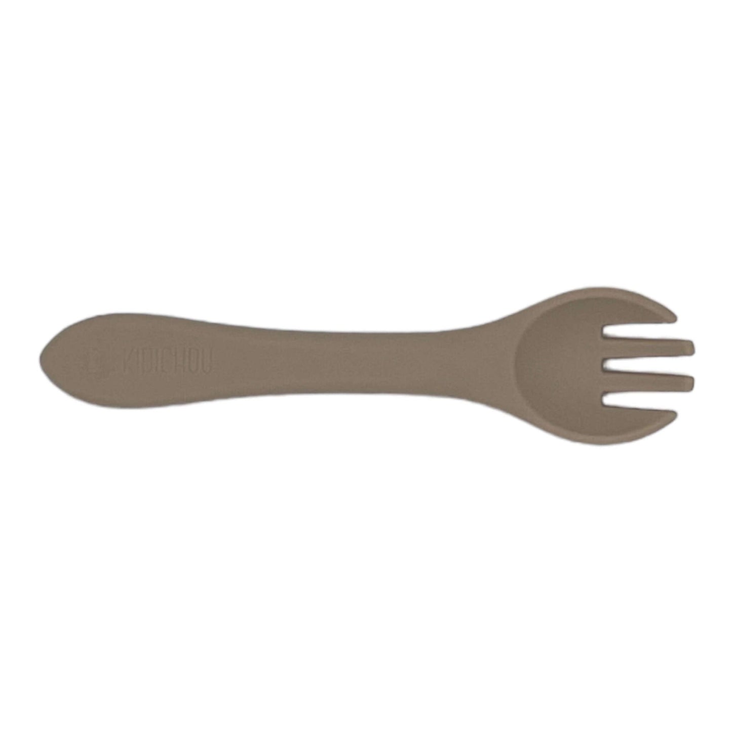 fourchette en silicone taupe