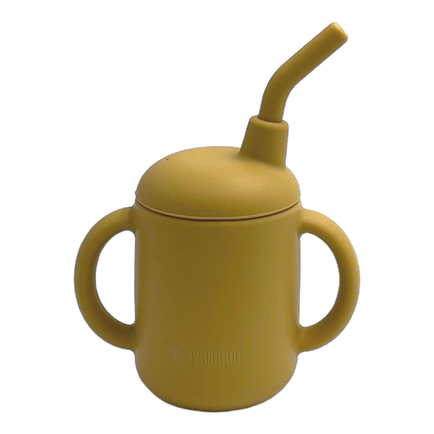 tasse en silicone moutarde