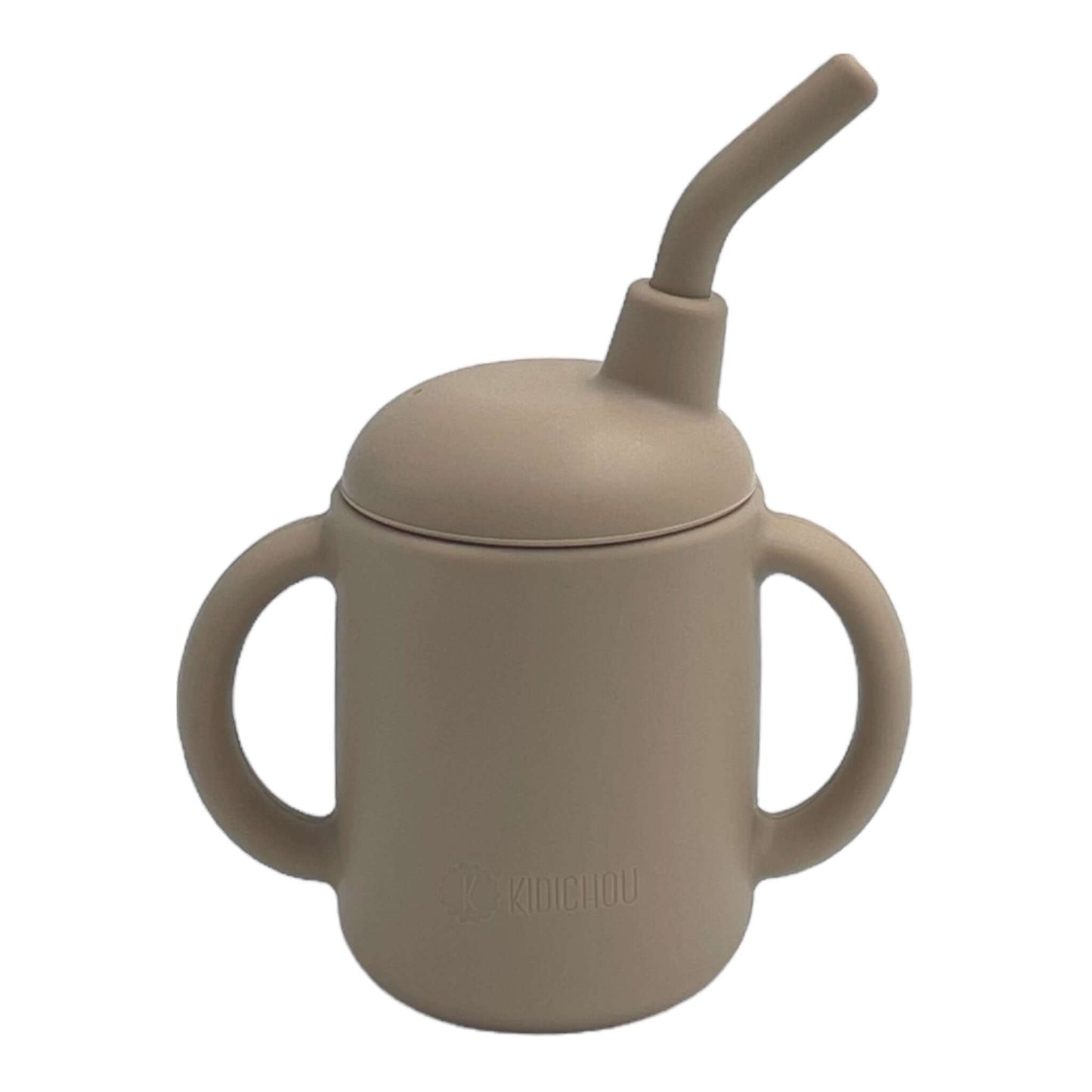 tasse en silicone taupe