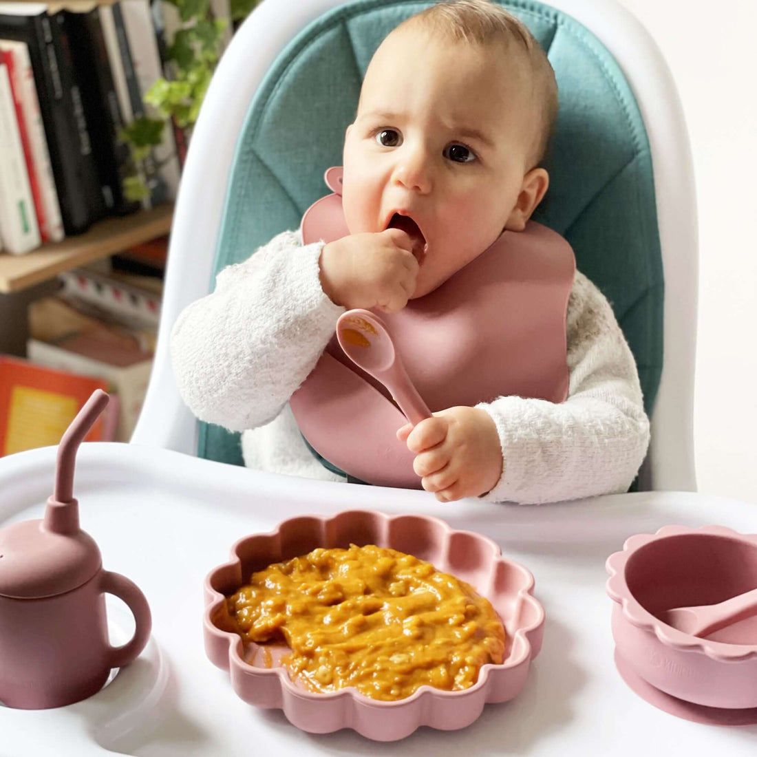 Vaisselle en silicone pour bébé