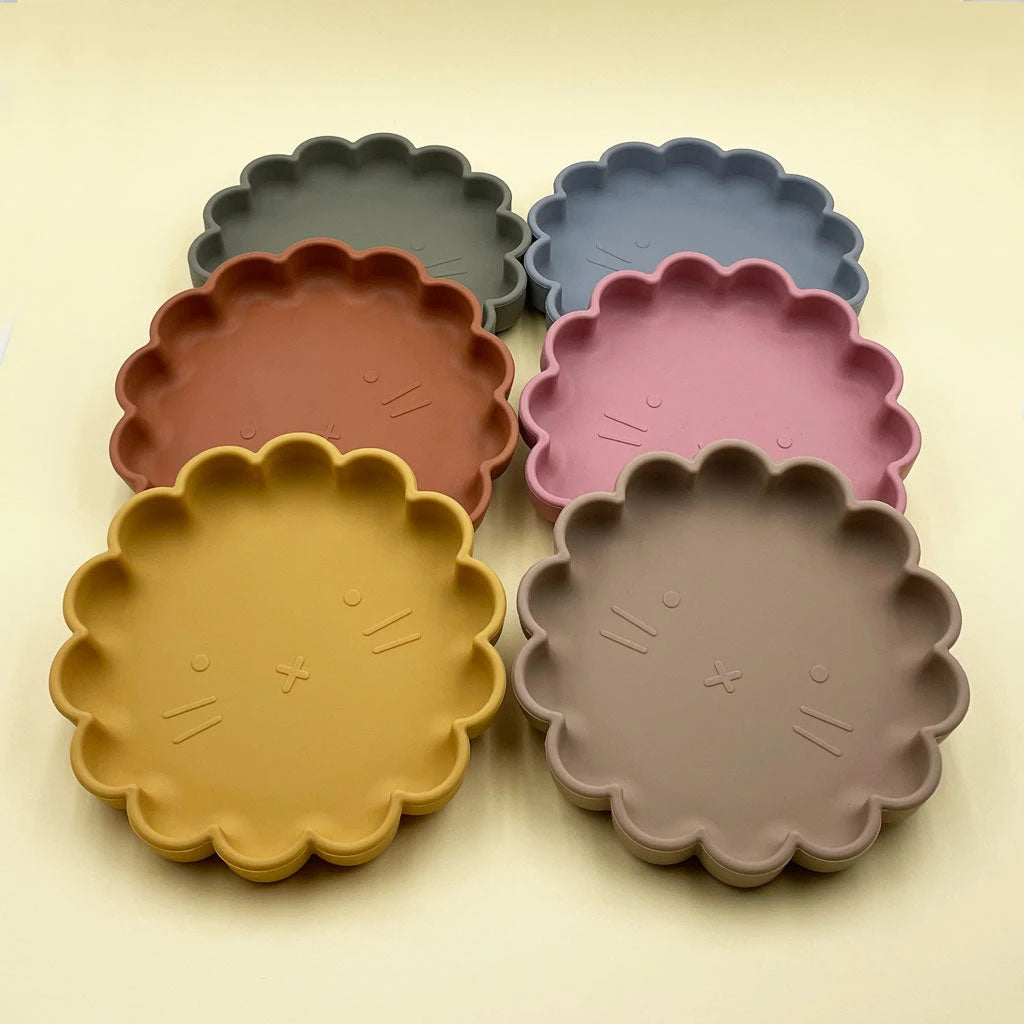 assiette en silicone