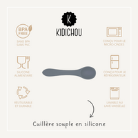 Cuillère souple en silicone Noah