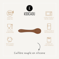 Cuillère souple en silicone Noah