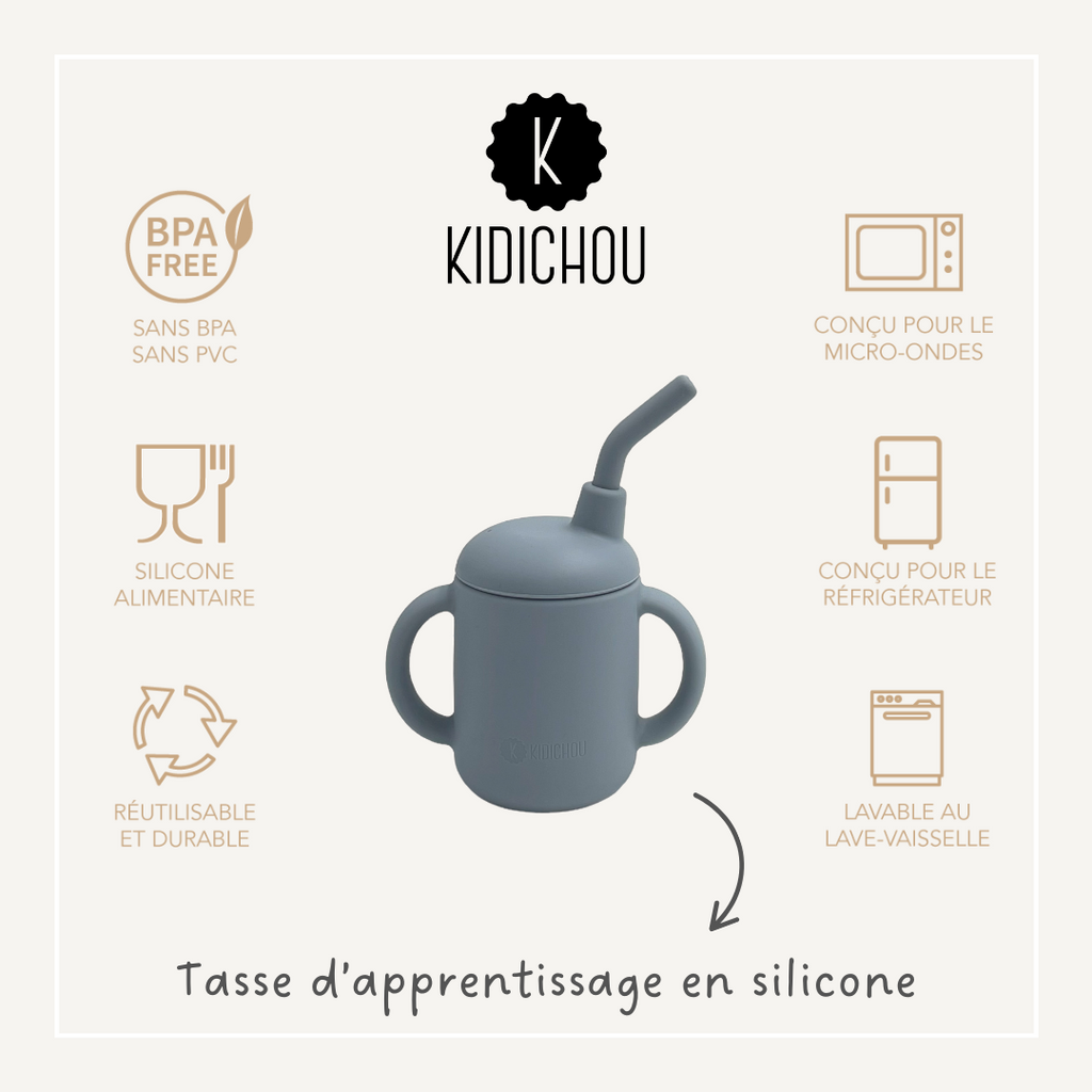 Tasse d'apprentissage en silicone Kaydon