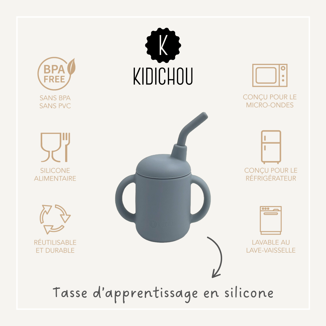Tasse d'apprentissage en silicone Kaydon