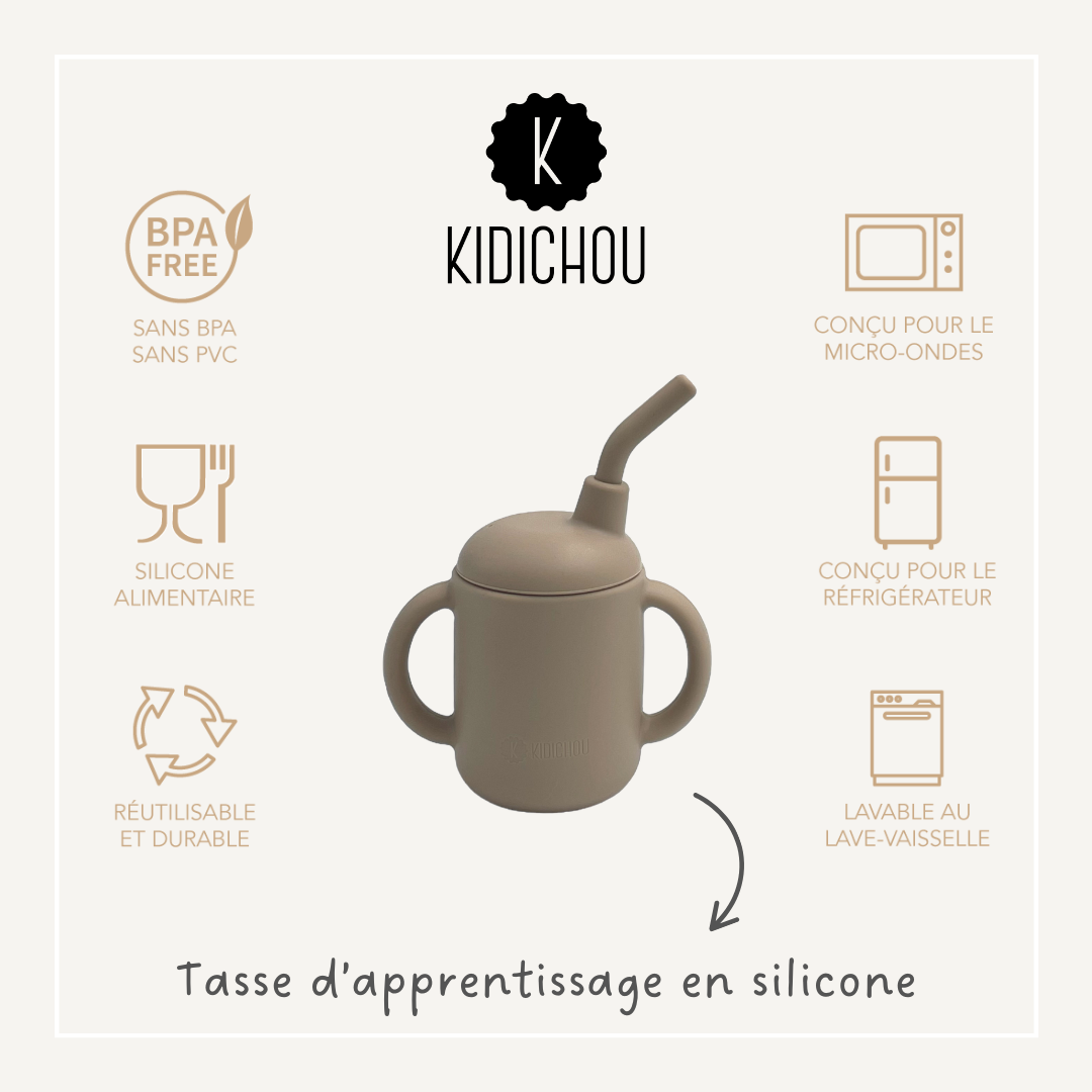 Tasse d'apprentissage en silicone Kaydon
