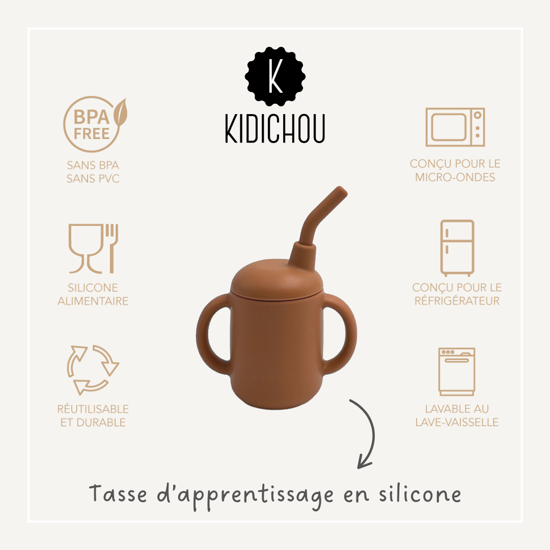 Tasse d'apprentissage en silicone Kaydon