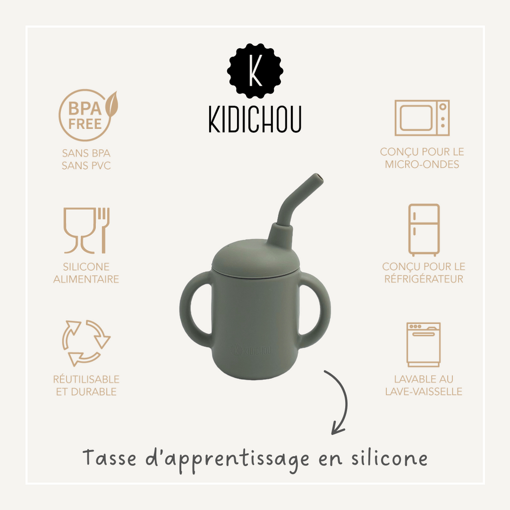 Tasse d'apprentissage en silicone Kaydon