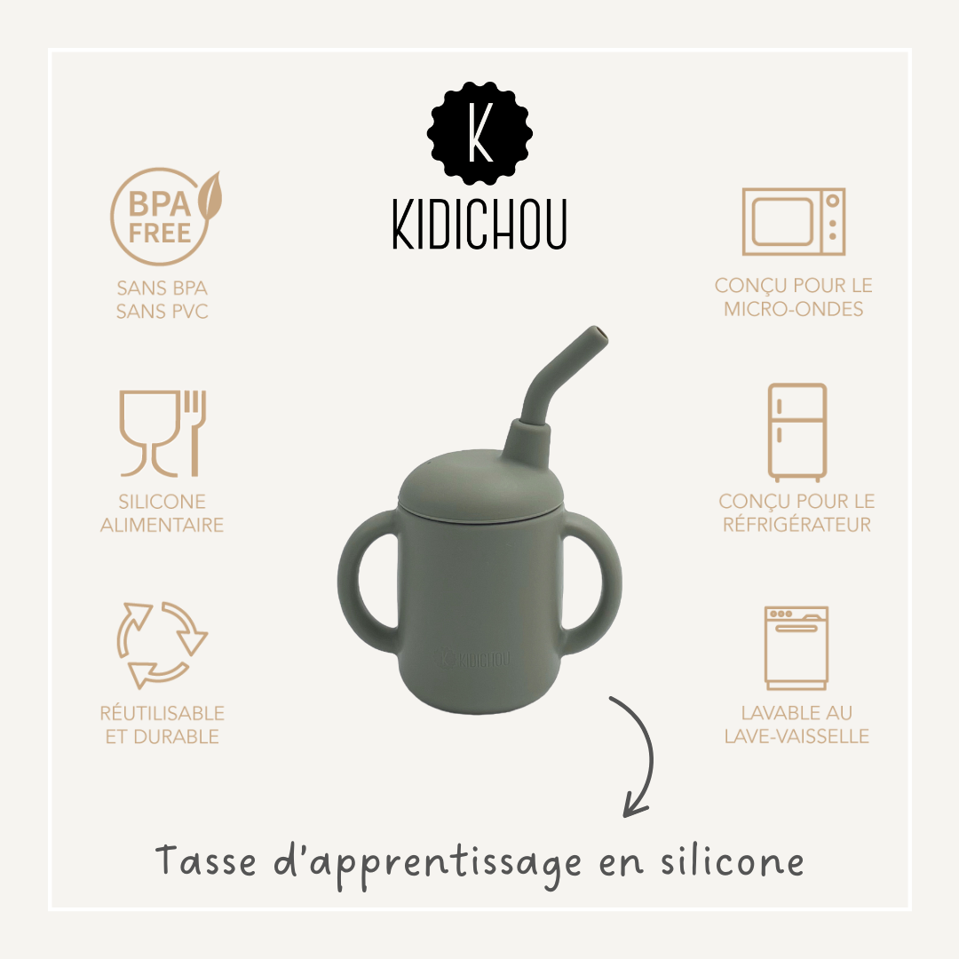 Tasse d'apprentissage en silicone Kaydon