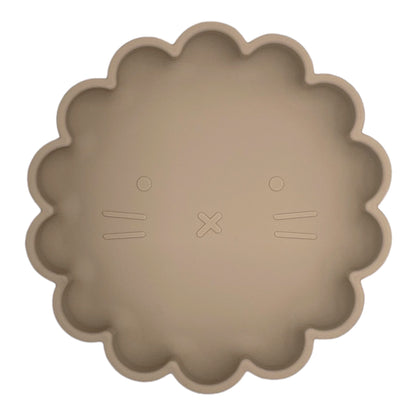 Assiette en silicone avec ventouse Ylana (Terracotta)