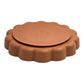 assiette en silicone terracotta
