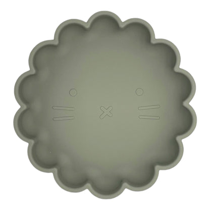 Assiette en silicone avec ventouse Ylana (Rose)