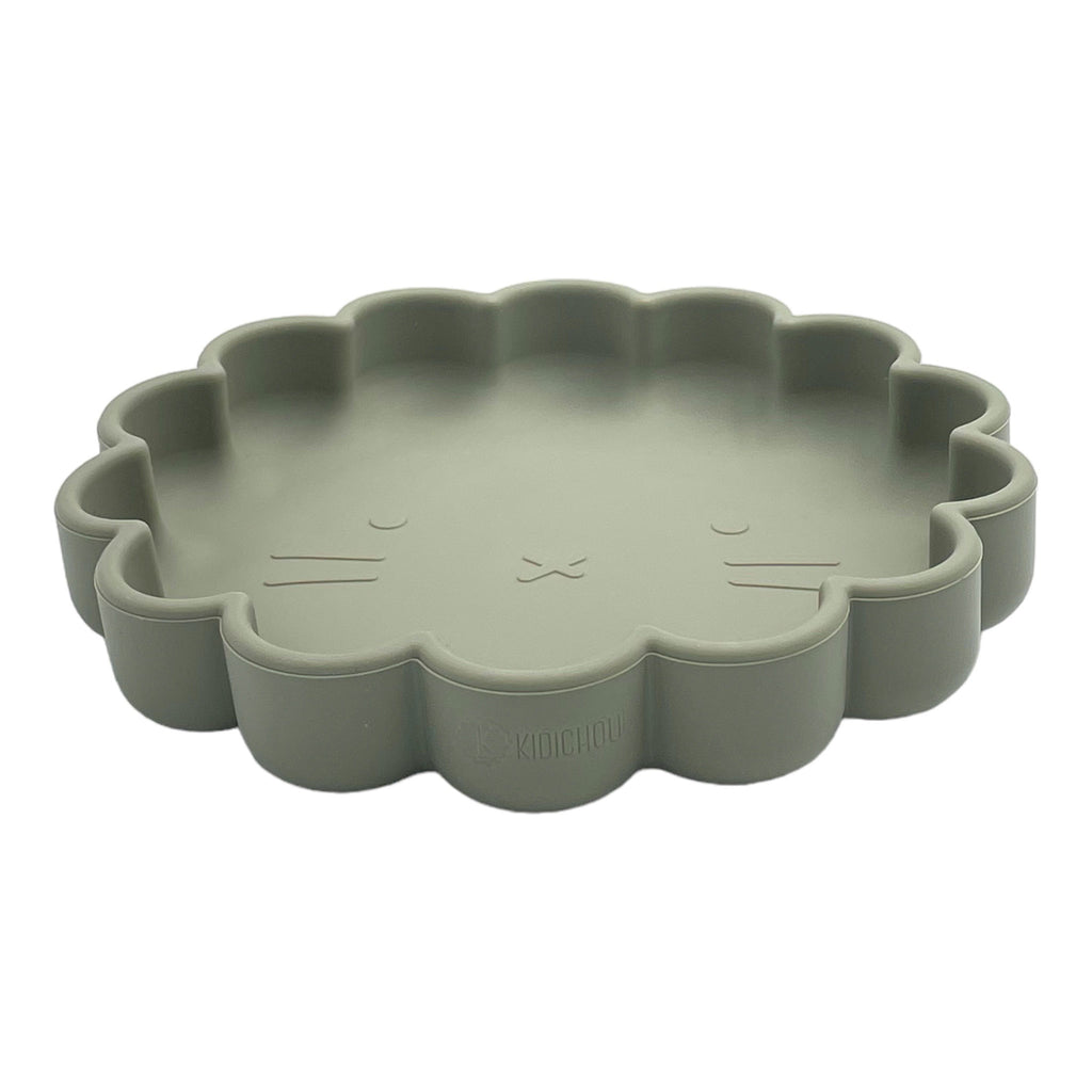 Assiette en silicone avec ventouse Ylana