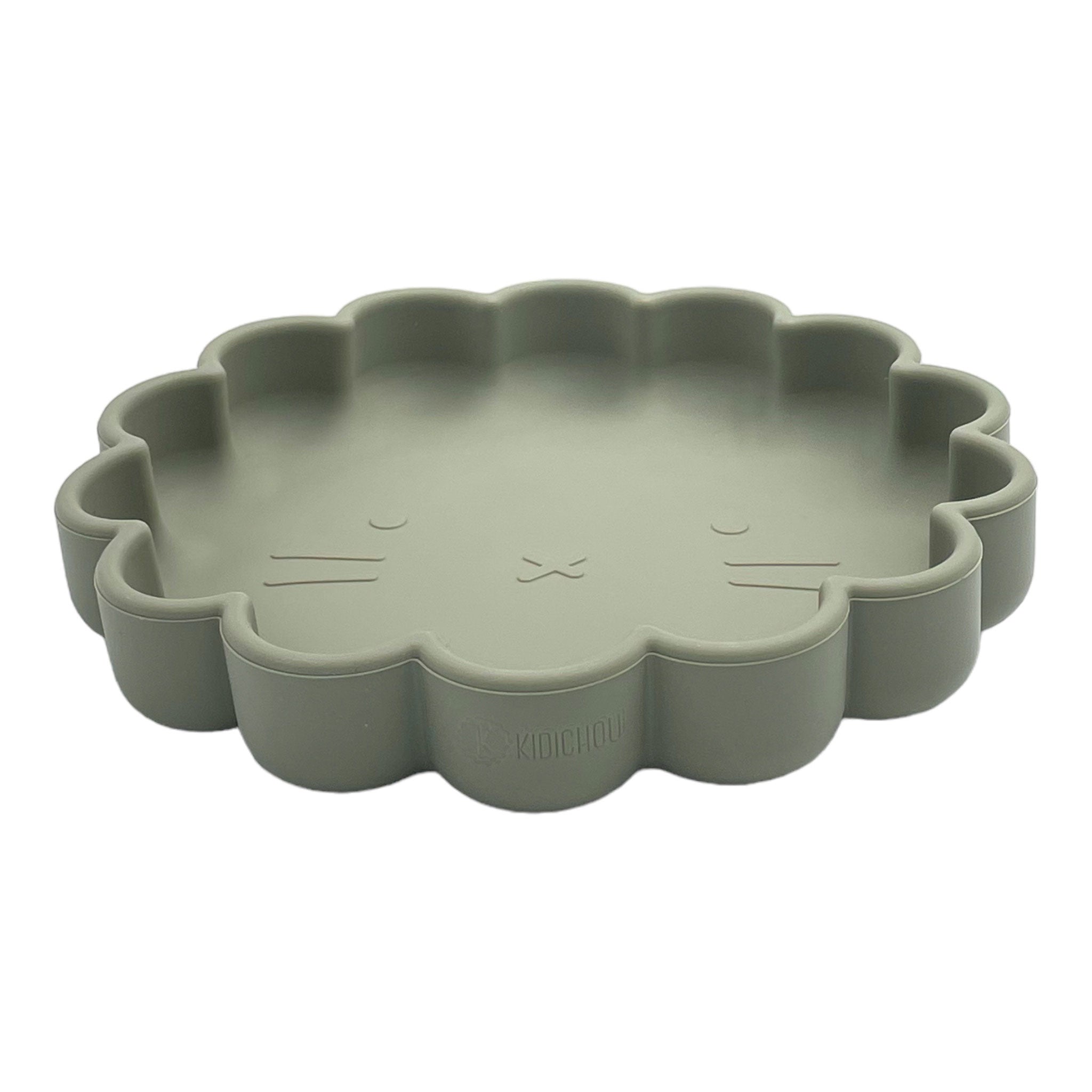 Assiette en silicone avec ventouse Ylana