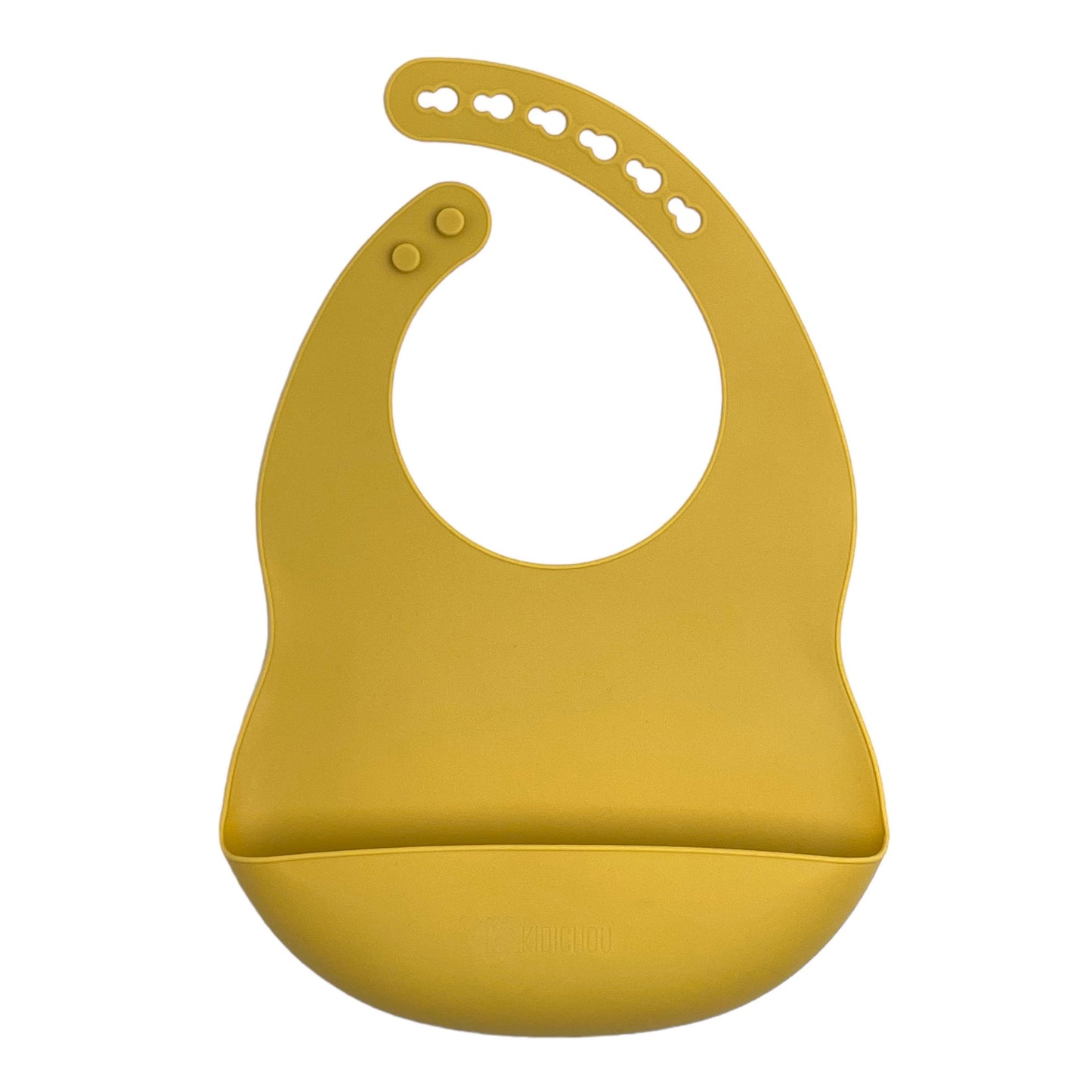 Bavoir ajustable en silicone Chiara (Bleu)