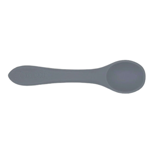 cuillere en silicone bleu
