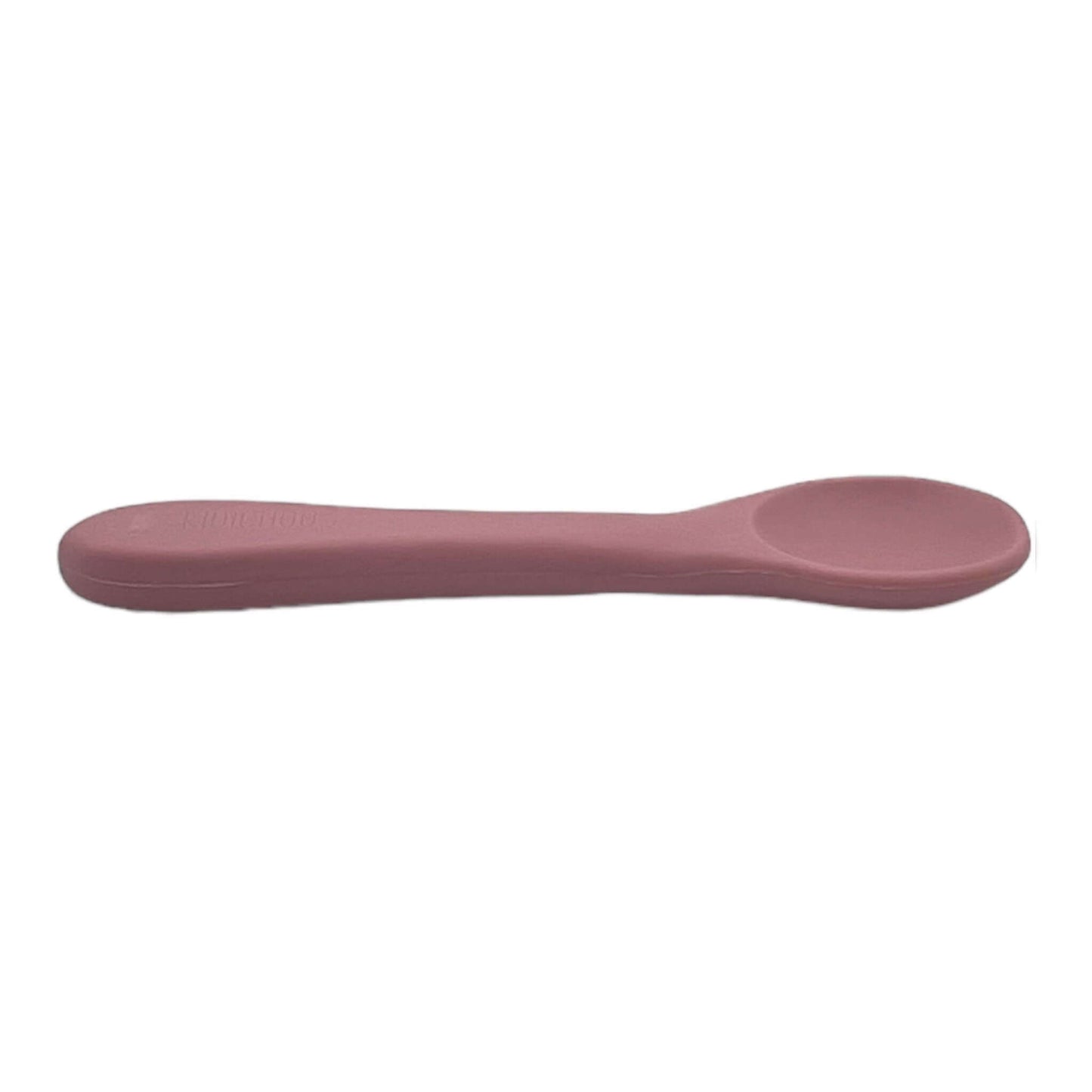cuillère en silicone rose