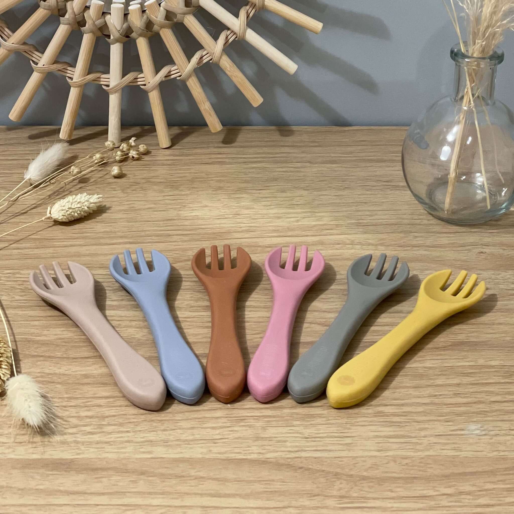 fourchettes en silicone