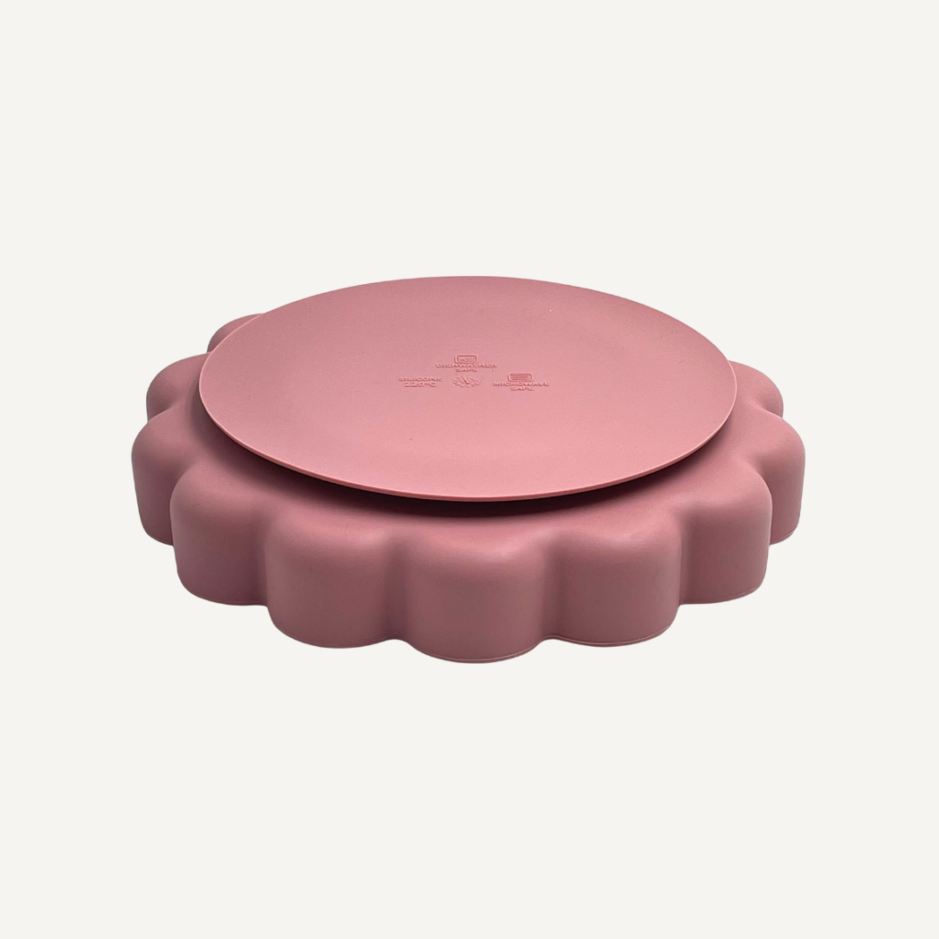 Assiette en silicone avec ventouse Ylana