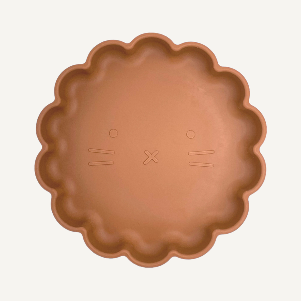 Assiette en silicone avec ventouse Ylana