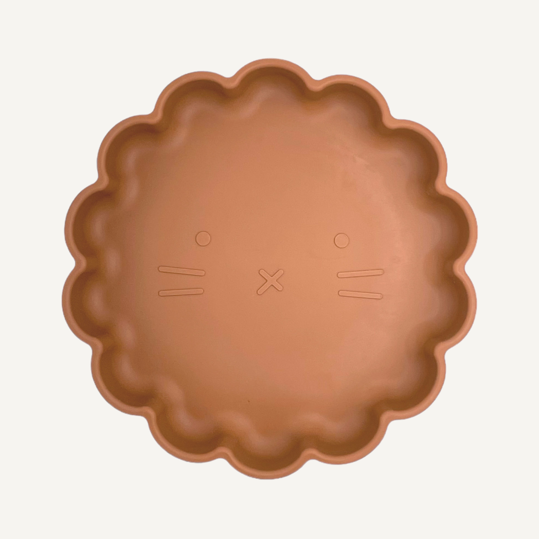 Assiette en silicone avec ventouse Ylana