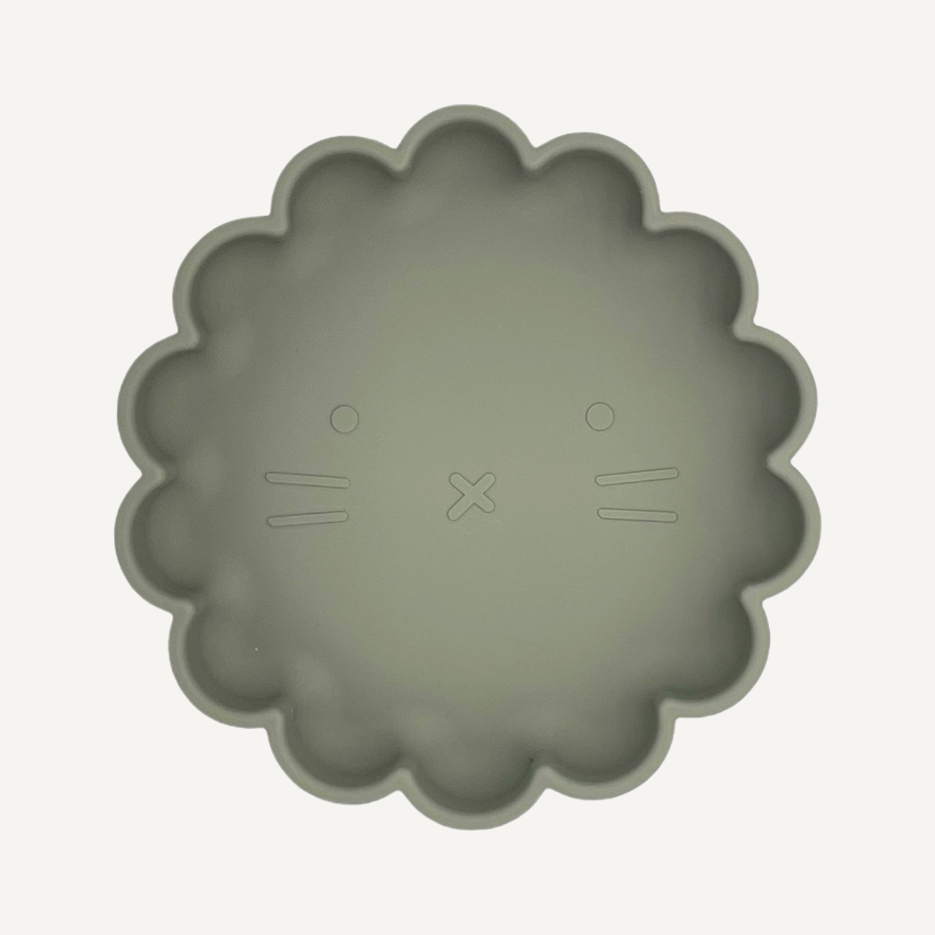 Assiette en silicone avec ventouse Ylana