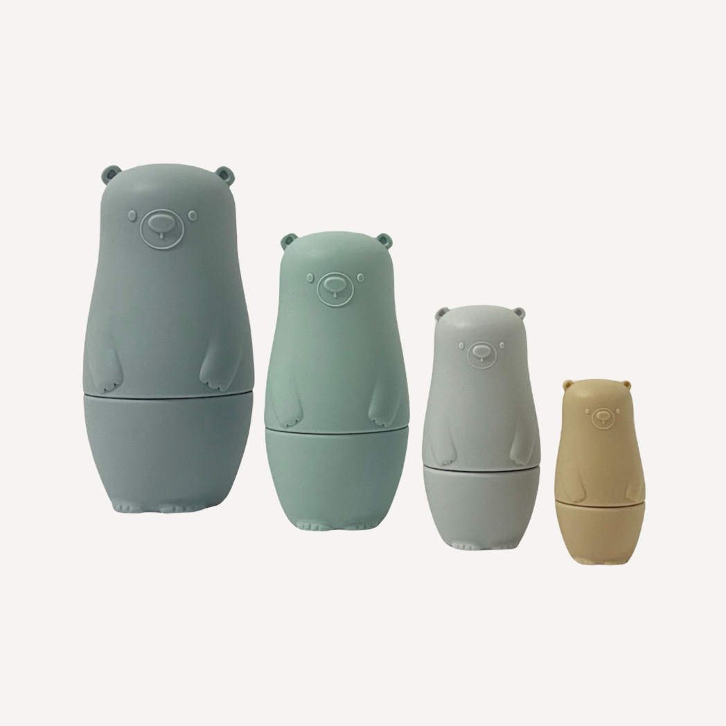 Poupées gigognes ours en silicone Gabriel