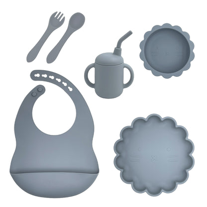 Set vaisselle en silicone 6 pièces Ysaé (Taupe)