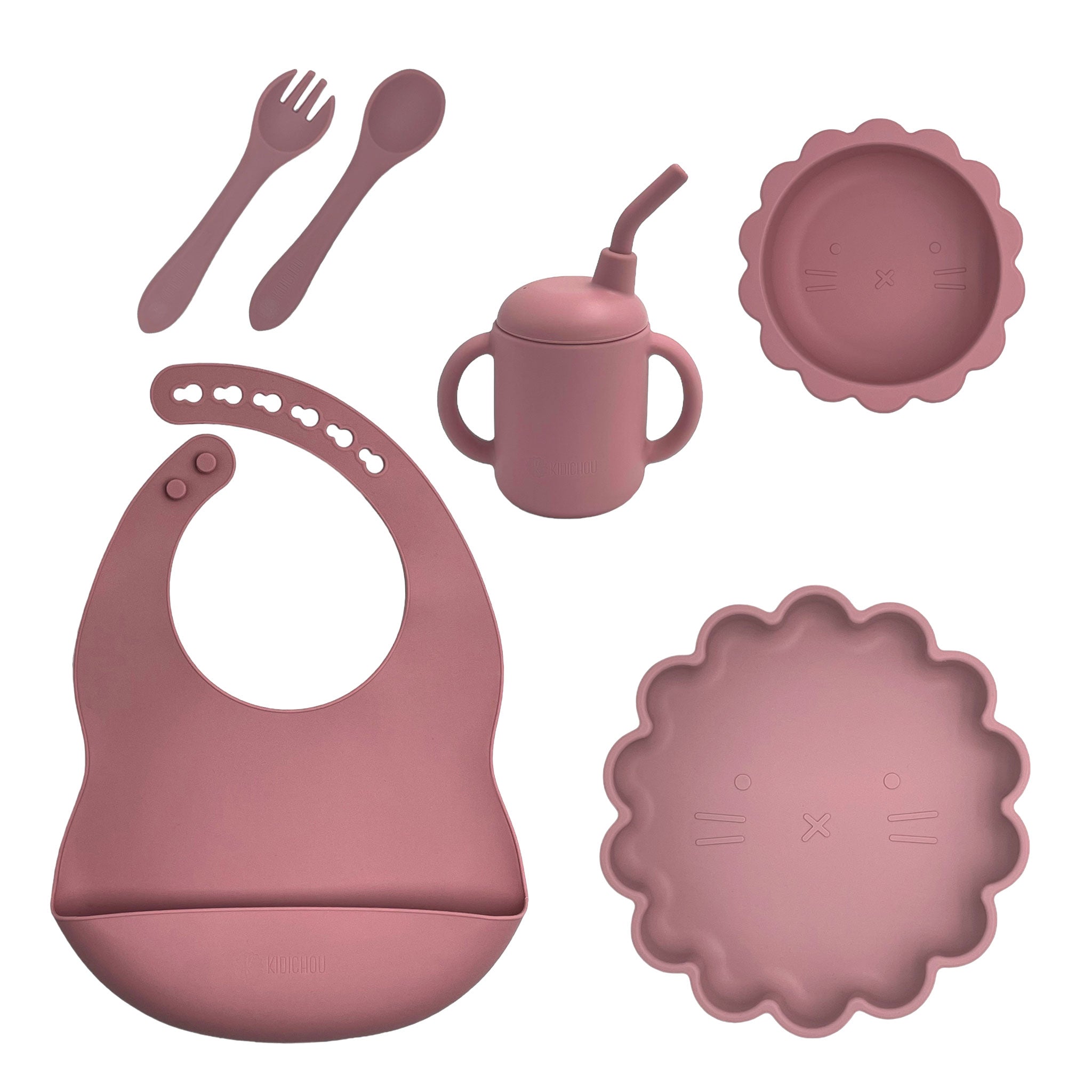 Set vaisselle en silicone 6 pièces Ysaé