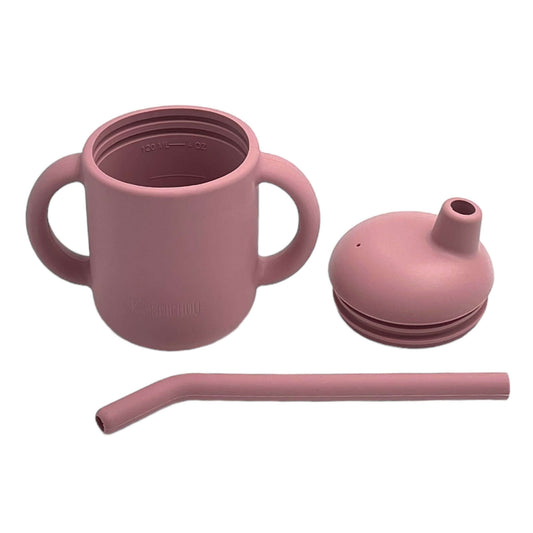 tasse en silicone rose