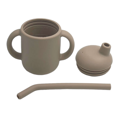 tasse en silicone taupe